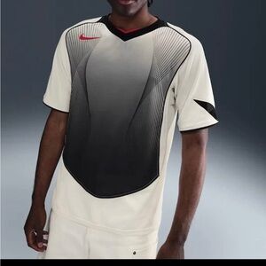 NEW NIKE TOTAL 90 RETRO DRI-FIT SOCCER JERSEY SAIL/BLACK/RED HV1178-133 new